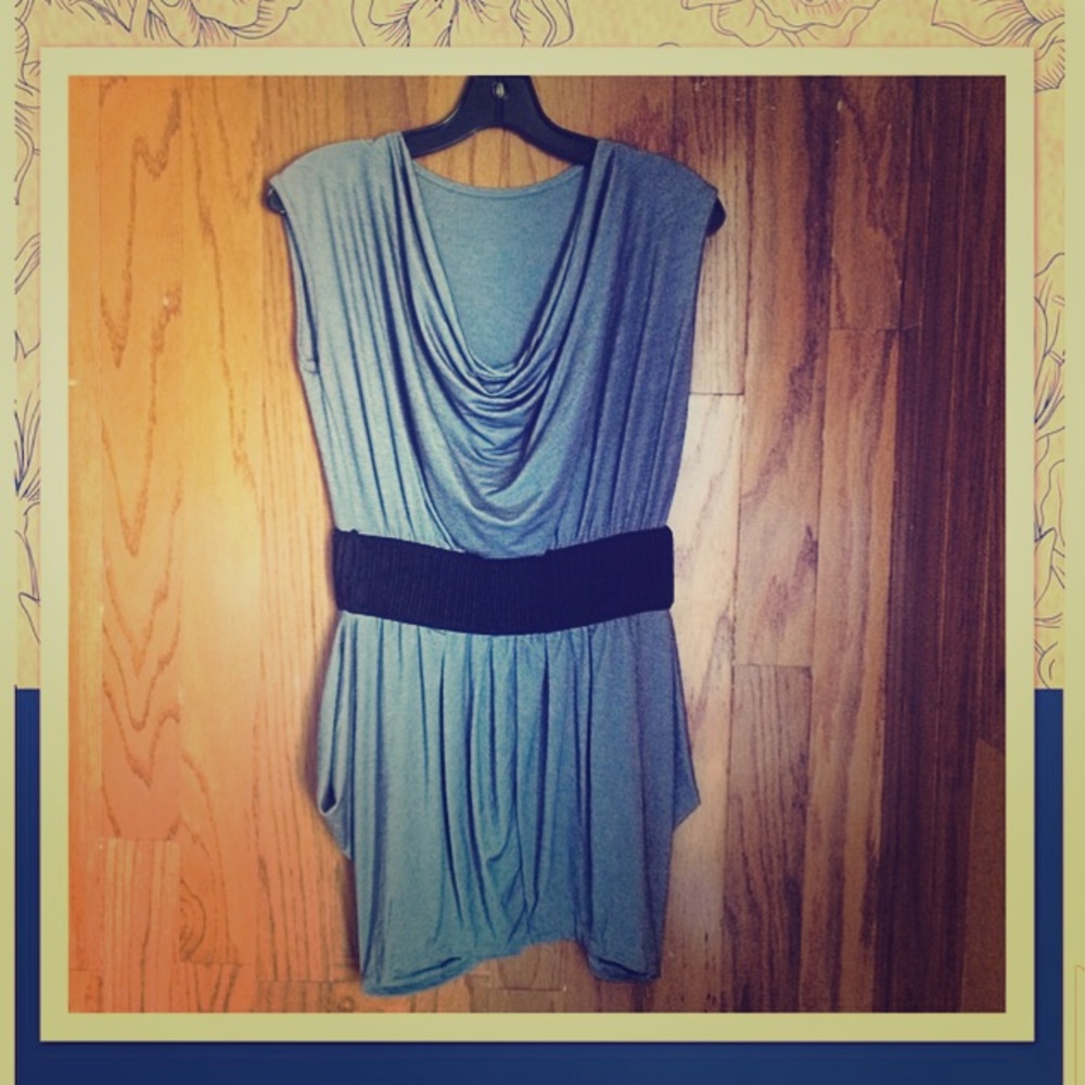 Grey mini dress